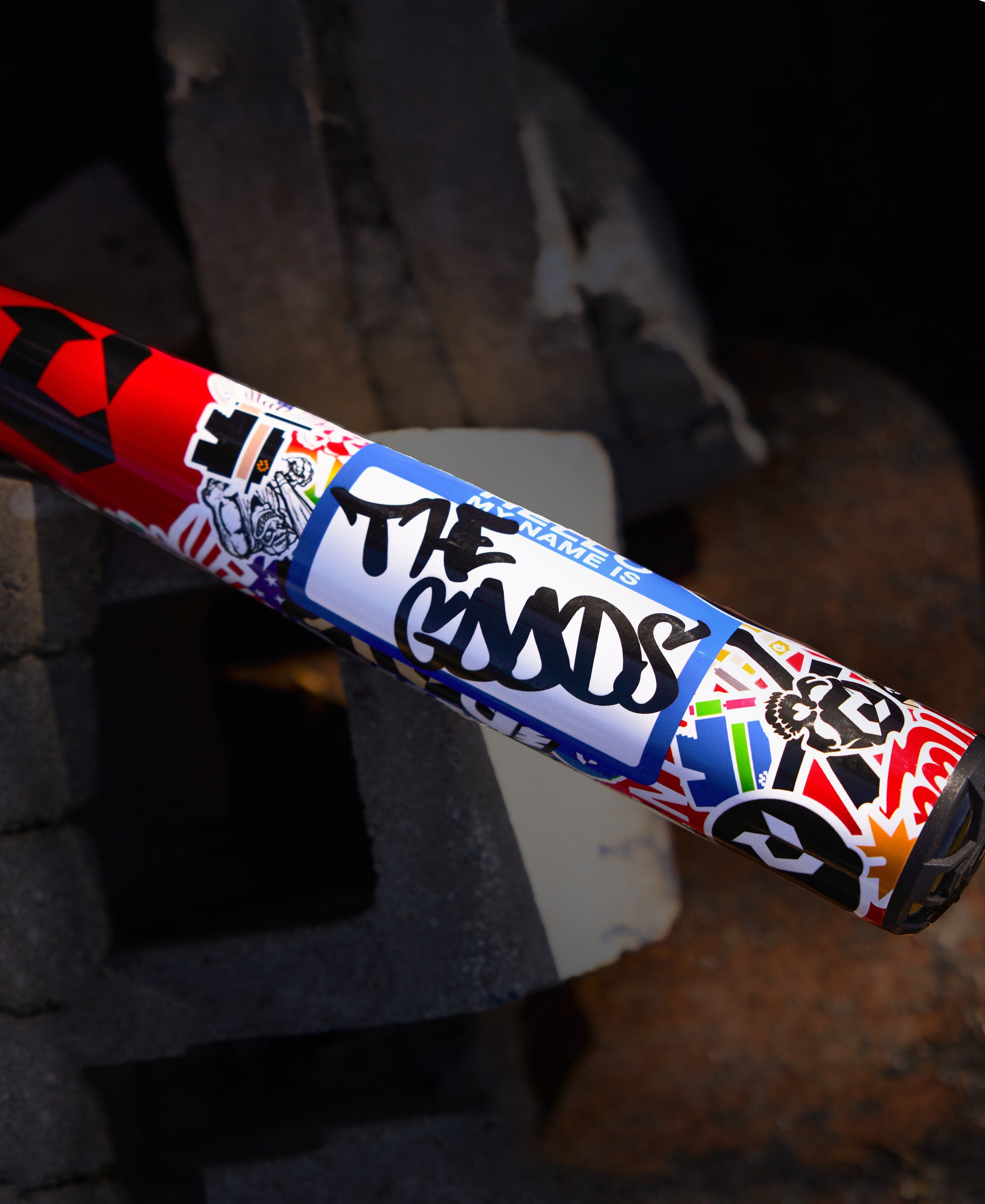 DeMarini 2026 The Goods Limited Edition Sticker Bomb 2-Piece -3 BBCOR Baseball Bat - Image 4