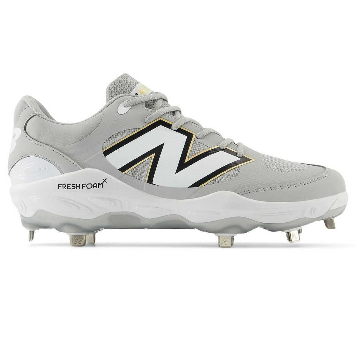 New Balance Mens Fresh Foam X 3000V7 Wide 2E Metal Baseball Cleats - Image 3
