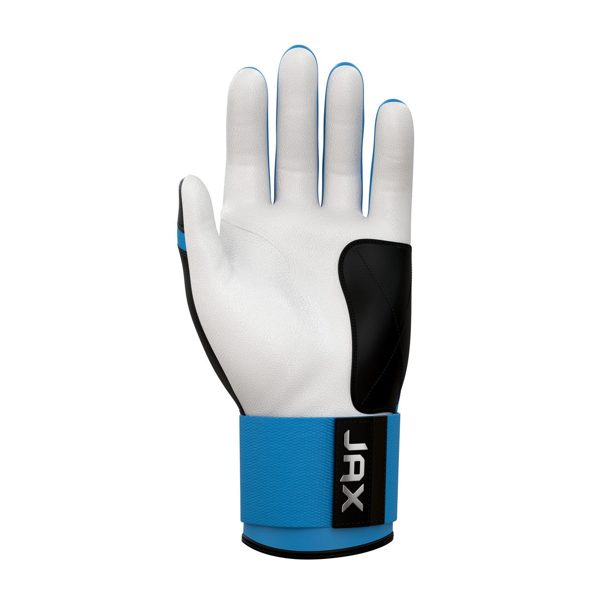 Jax Blue Raspberry Blast Traditional Swing Strap Cuff Adult Batting Gloves - Image 2