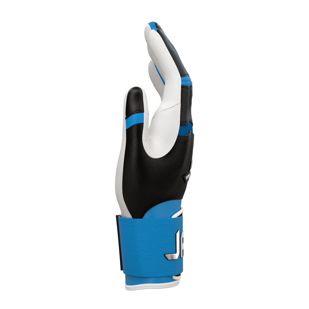Jax Blue Raspberry Blast Traditional Swing Strap Cuff Adult Batting Gloves - Image 3