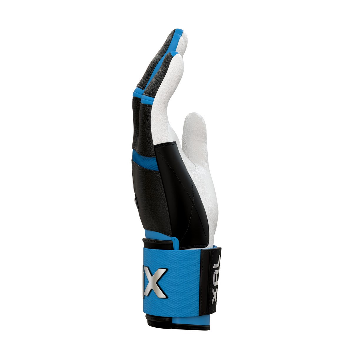 Jax Blue Raspberry Blast Traditional Swing Strap Cuff Adult Batting Gloves - Image 5