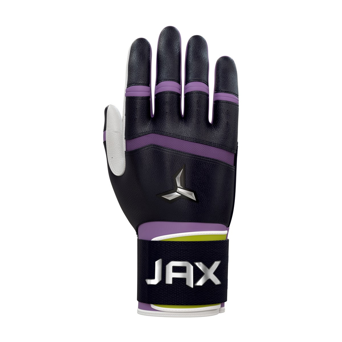 Jax Going Yard Grape Traditional Swing Strap Cuff Adult Batting Gloves - Image 3