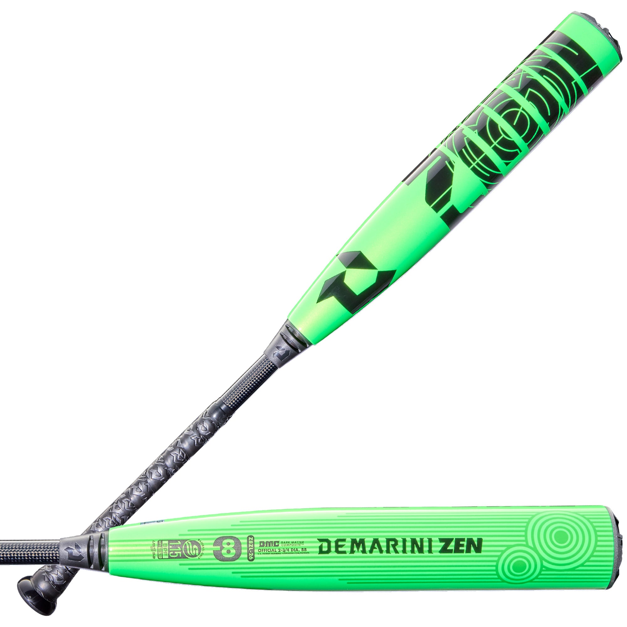 DeMarini 2026 Zen SL 2-Piece Composite 2-3/4" Barrel -8 USSSA Baseball Bat - Image 3