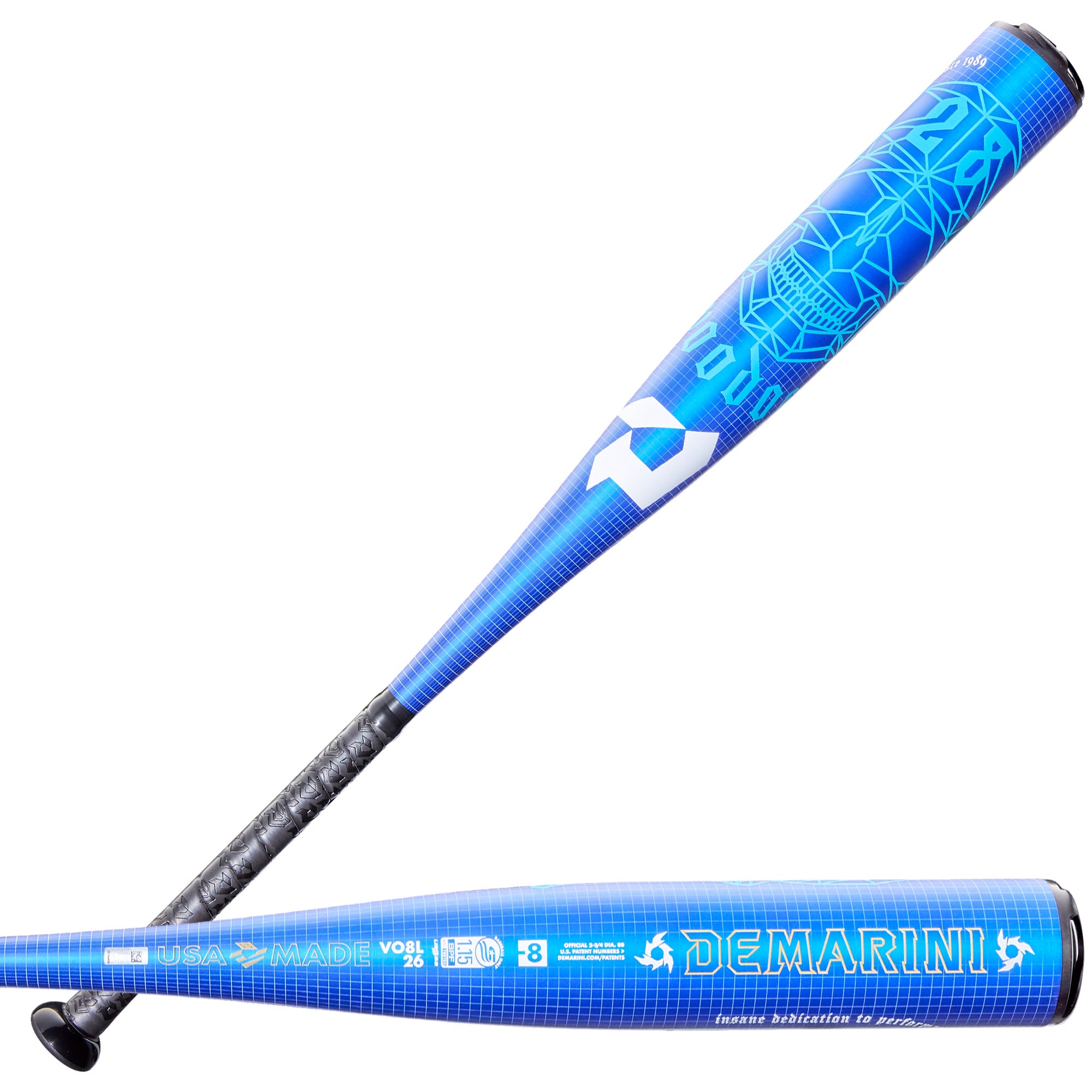 DeMarini 2026 Voodoo One 1-Piece Alloy 2-3/4" Barrel -8 USSSA Baseball Bat - Image 3