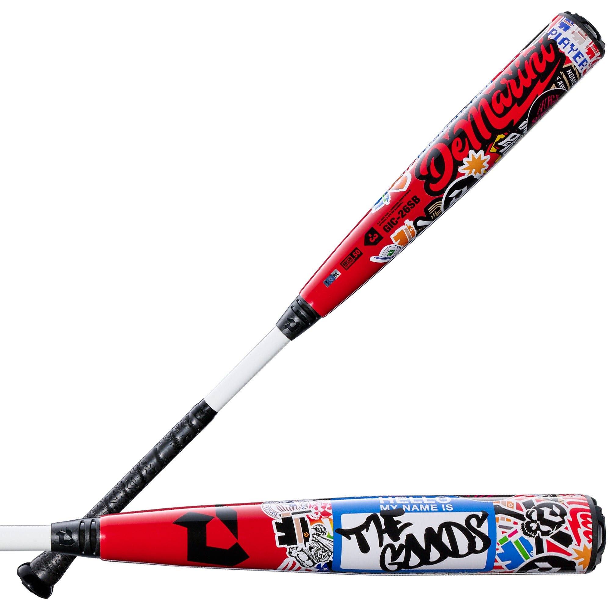 DeMarini 2026 The Goods Limited Edition Sticker Bomb 2-Piece -3 BBCOR Baseball Bat - Image 10