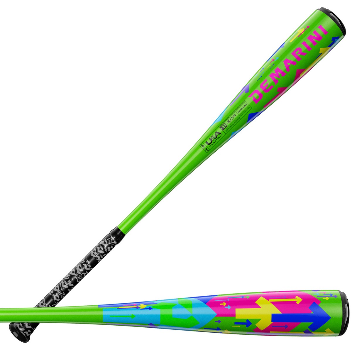 DeMarini 2027 Uprising -11 USA 1-Piece Alloy Baseball Bat - Image 2