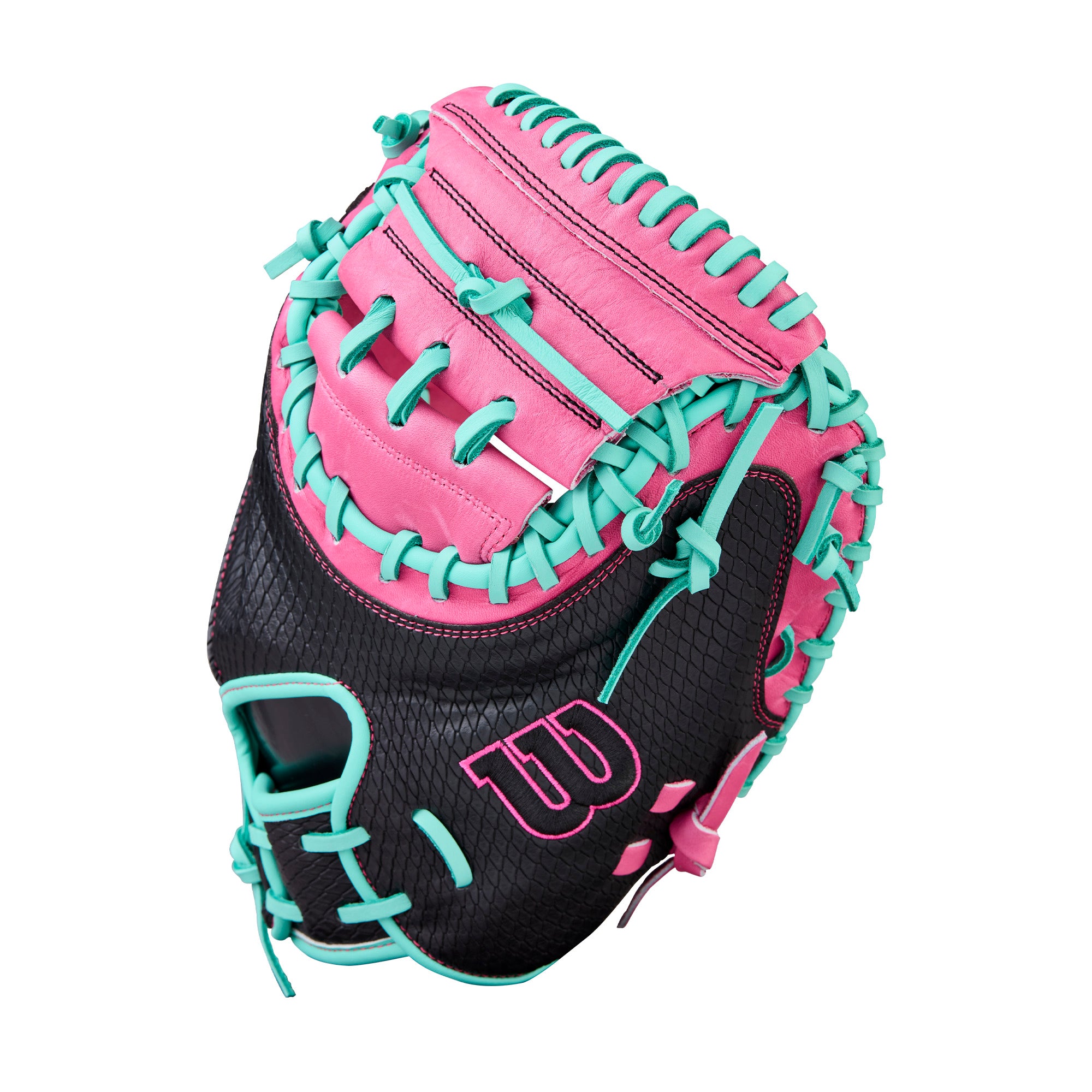 Wilson A1000 CM33 Model 33" Baseball Catcher's Mitt with SuperSnakeSkin - Image 5