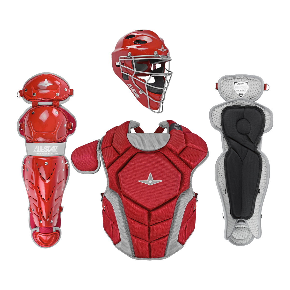 All Star Top Star NOCSAE Approved Baseball Catchers Kit (12-16) - Image 5