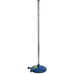 Alumagoal 24 in. Base Heavyweight Volleyball Standards (Pair)